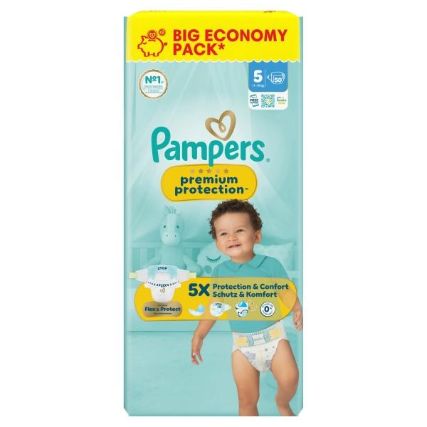 Pampers Premium Protection Windeln Gr. 5, 11kg-16kg