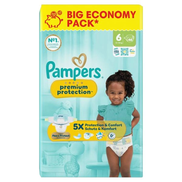 Pampers Premium Protection Windeln Gr. 6, 13kg-18kg