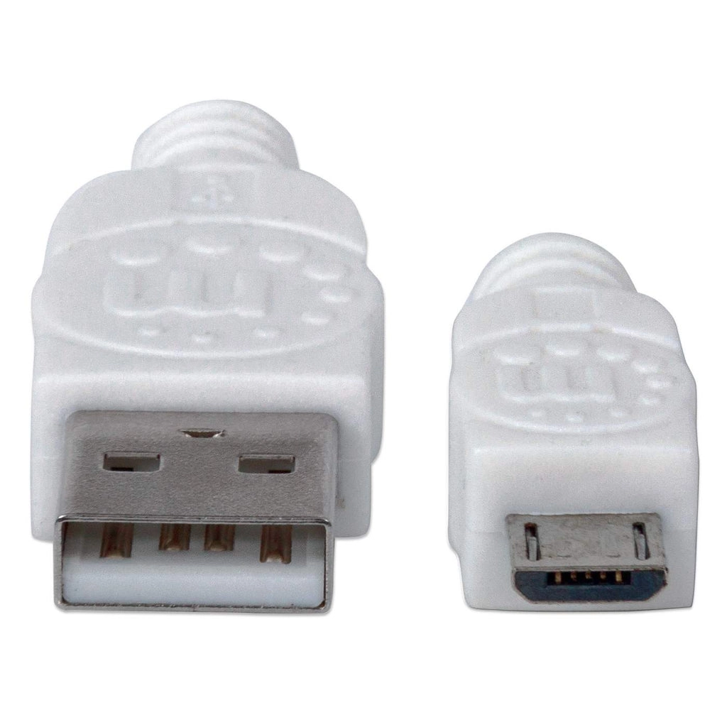 USB 2.0 Anschlußkabel (1m) USB A St.> USB Micro-B St. weiß