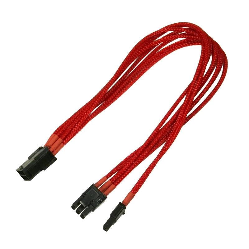 6-Pin > 6+2-Pin PCI-E Single (0,3m) rot