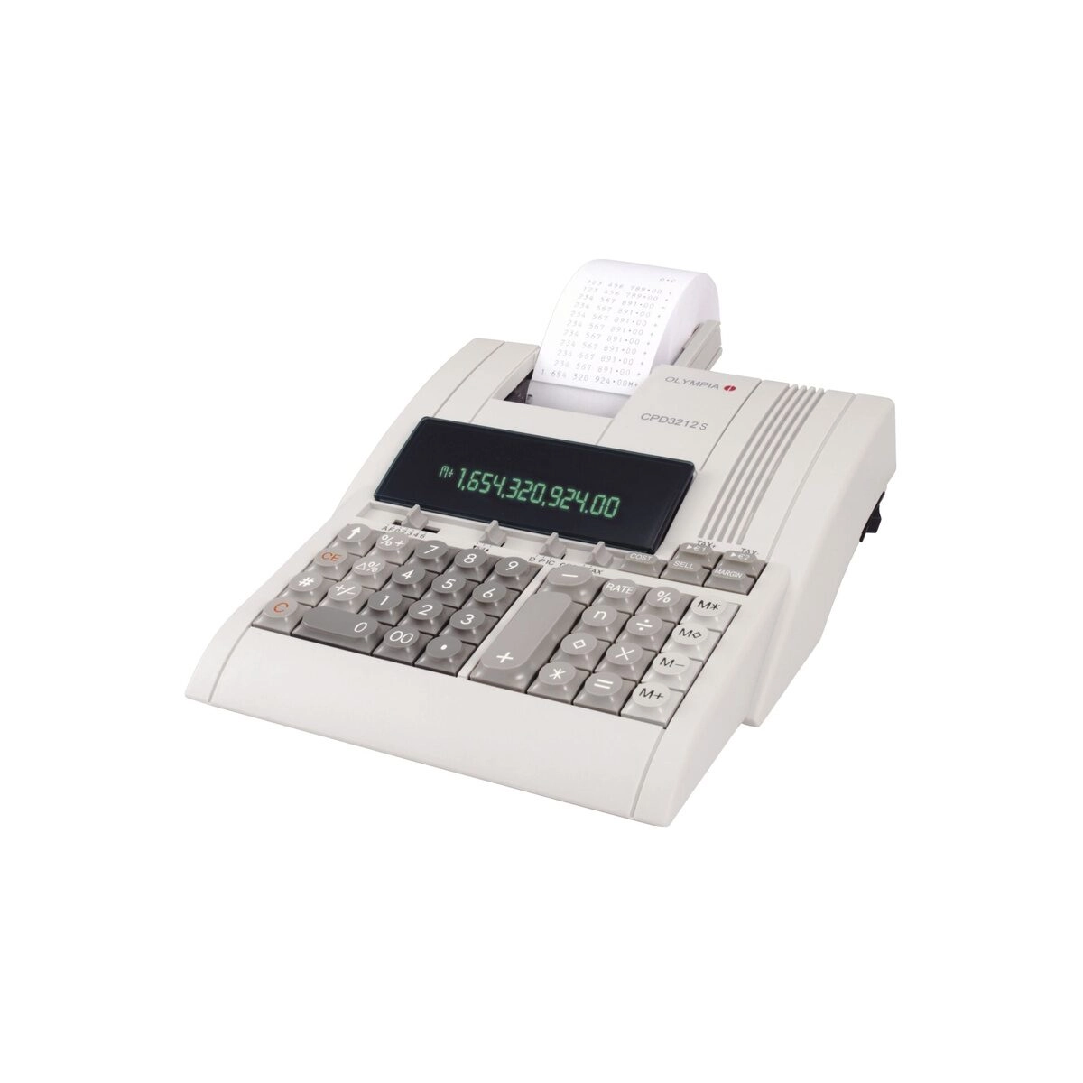 CPD 3212S Tischrechner mit Drucker weiß