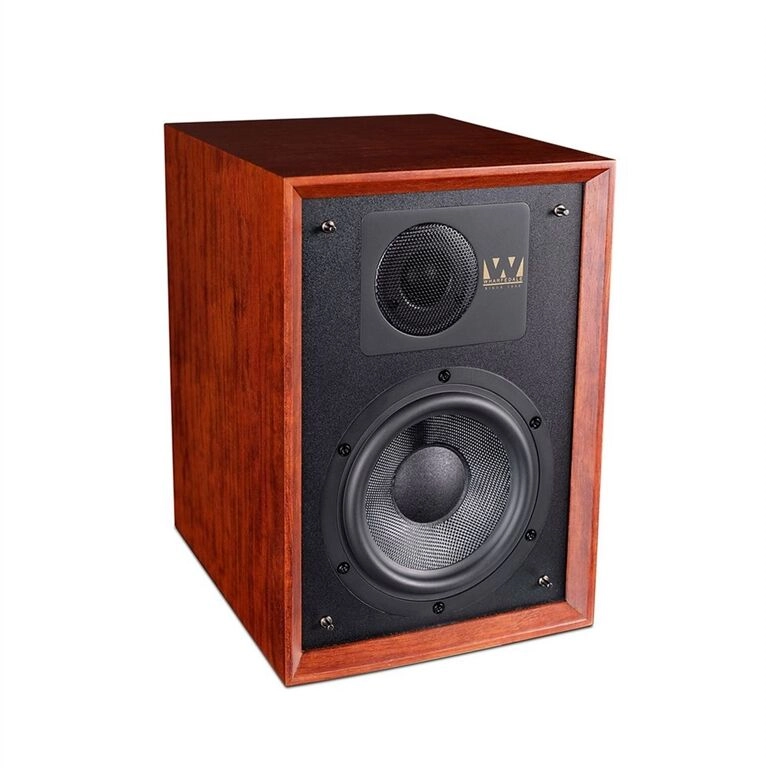 Denton 85th Anniversary /Paar Klein-/Regallautsprecher mahogany red