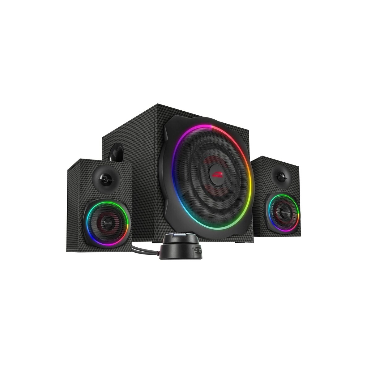 Gravity Carbon 2.1 RGB 2.1 Multimedia-Lautsprecher schwarz