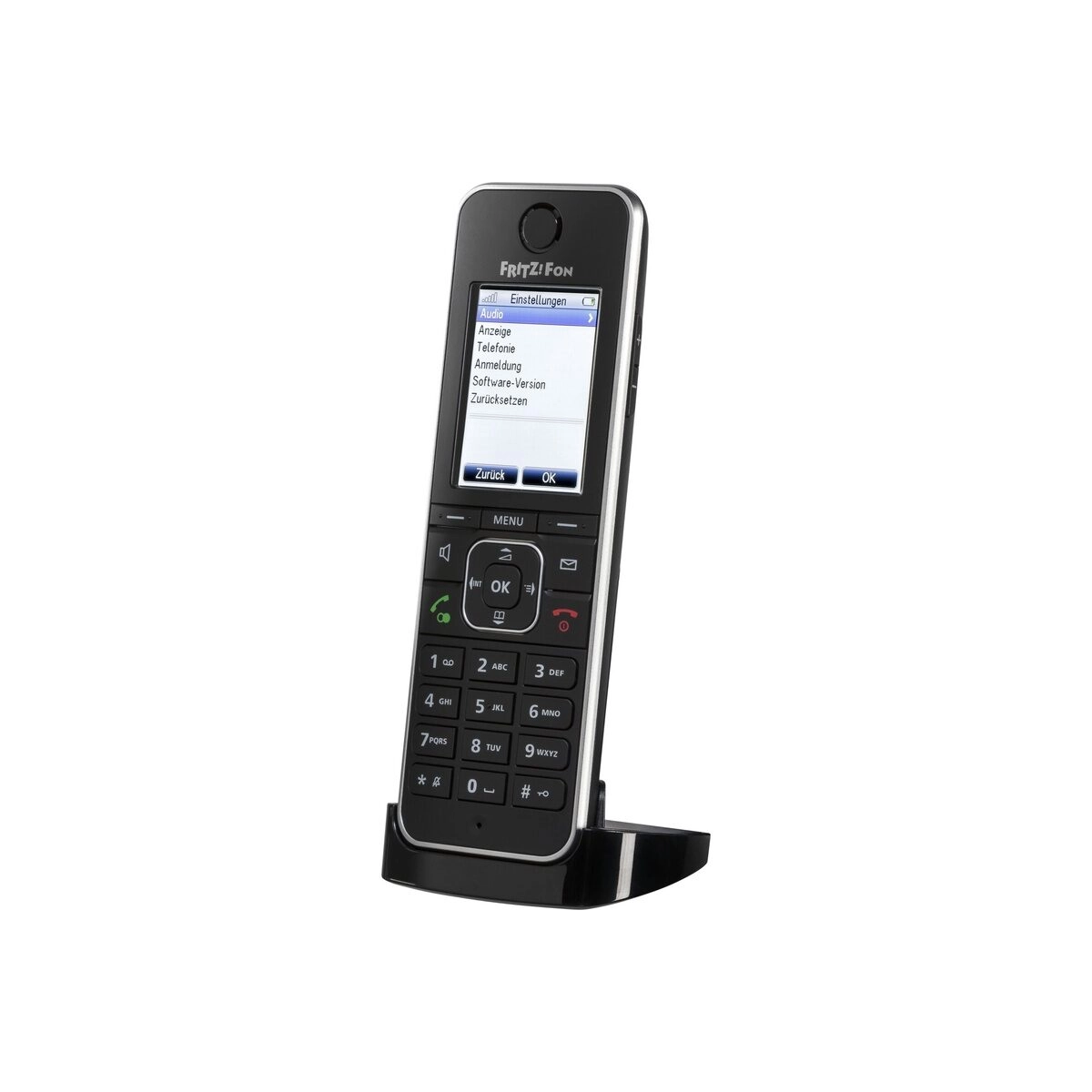 FRITZ!Fon C6 Black Schnurloses IP-Telefon schwarz