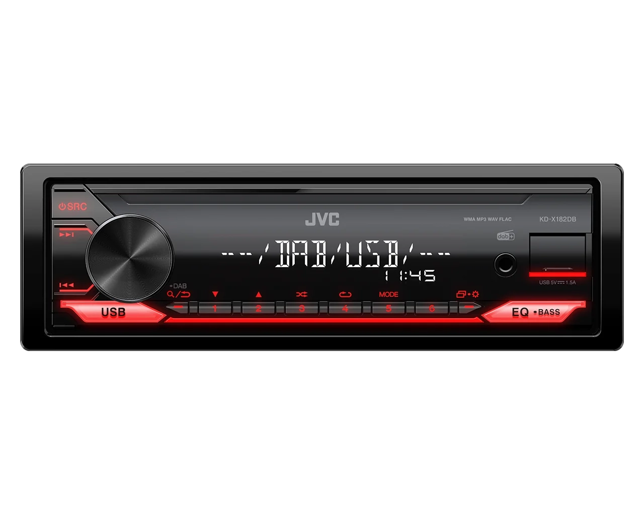 KD-X182DB MP3-Autoradio ohne CD-Spieler