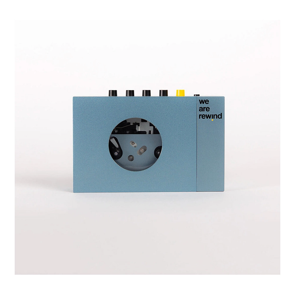 Kurt Kassettenspieler-/Rekorder mit Bluetooth blau