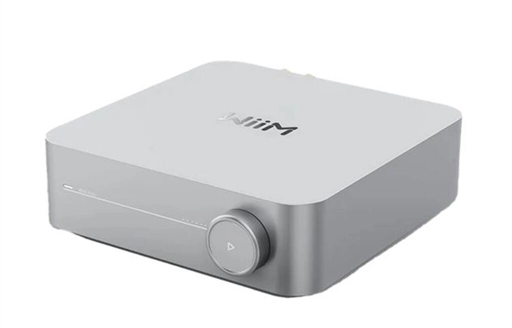 Amp Streaming-Vollverstärker silber