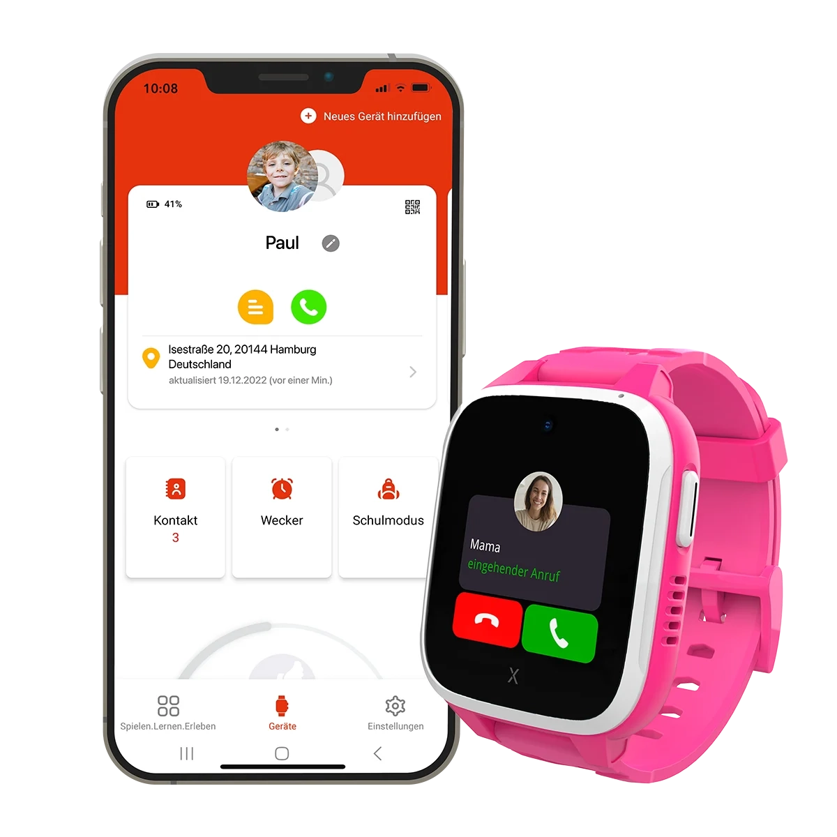 XGO3 2nd Gen Smartwatch pink
