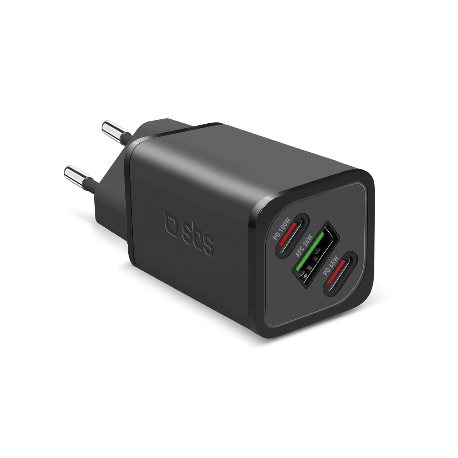 USB/Dual C NanoTube Ladegerät(100W) schwarz