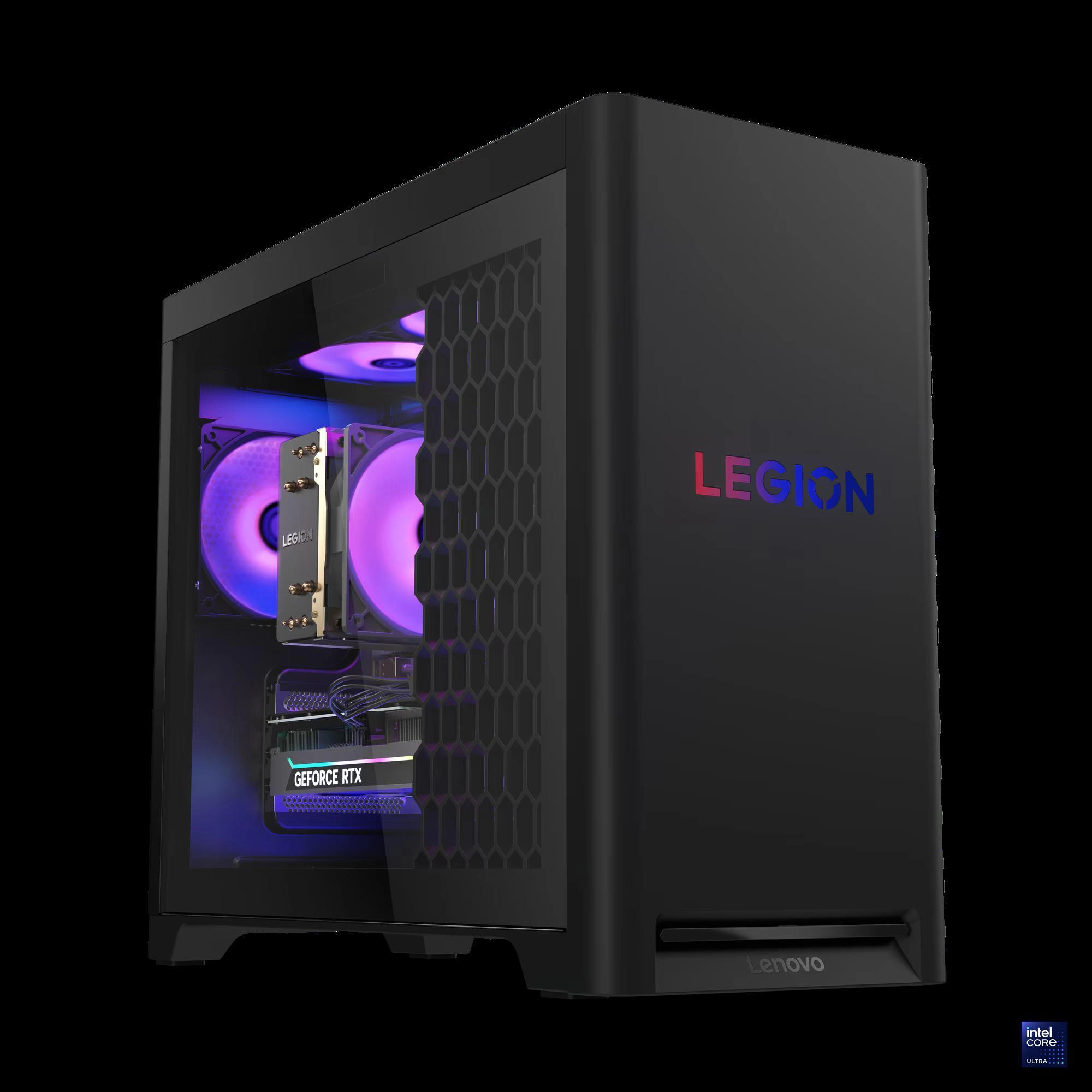 Legion T5 30IAS10 (90YA000CGF) Gaming PC eclipse black, Intel Core Ultra 7, 32 GB RAM, 1000 GB SSD, nVidia GeForce RTX 5070 (12 GB), Windows 11