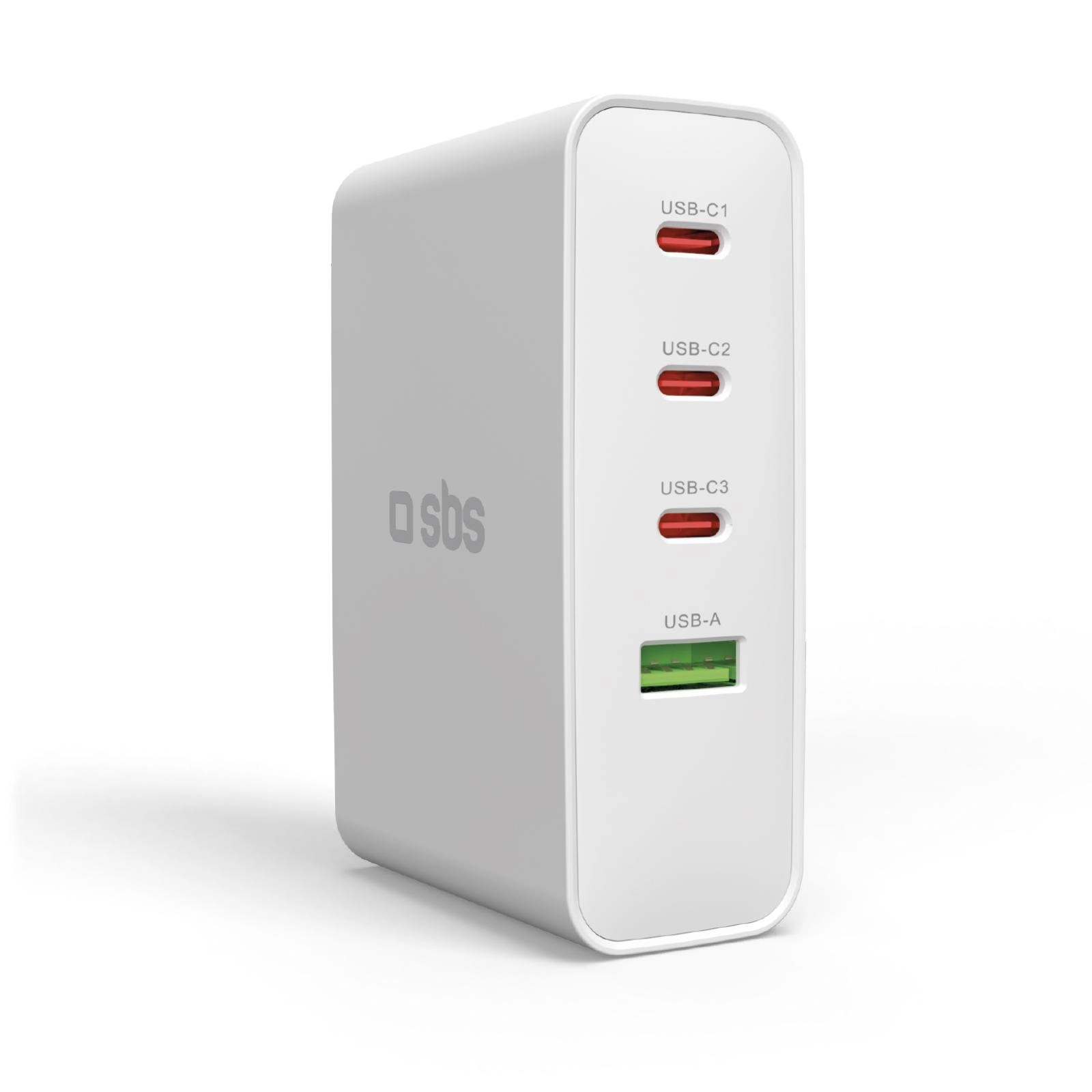 3x USB-C/USB Travel Adapter (100W) weiß