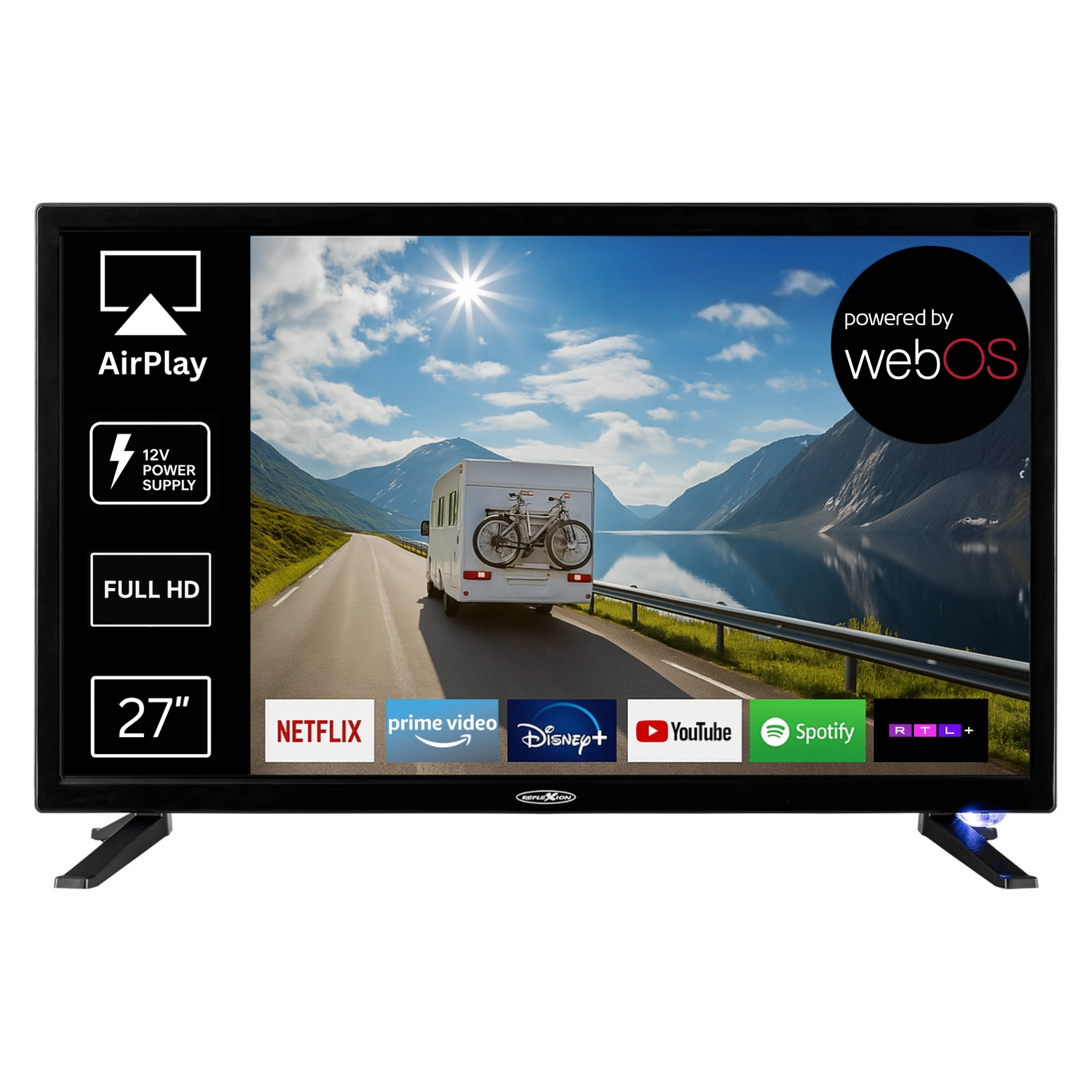 LDD27IBT 69 cm (27") LCD-TV mit DVD-Spieler, Full HD, Smart-TV, HDR-Wiedergabe, DVB-T2/DVB-C/DVB-S2