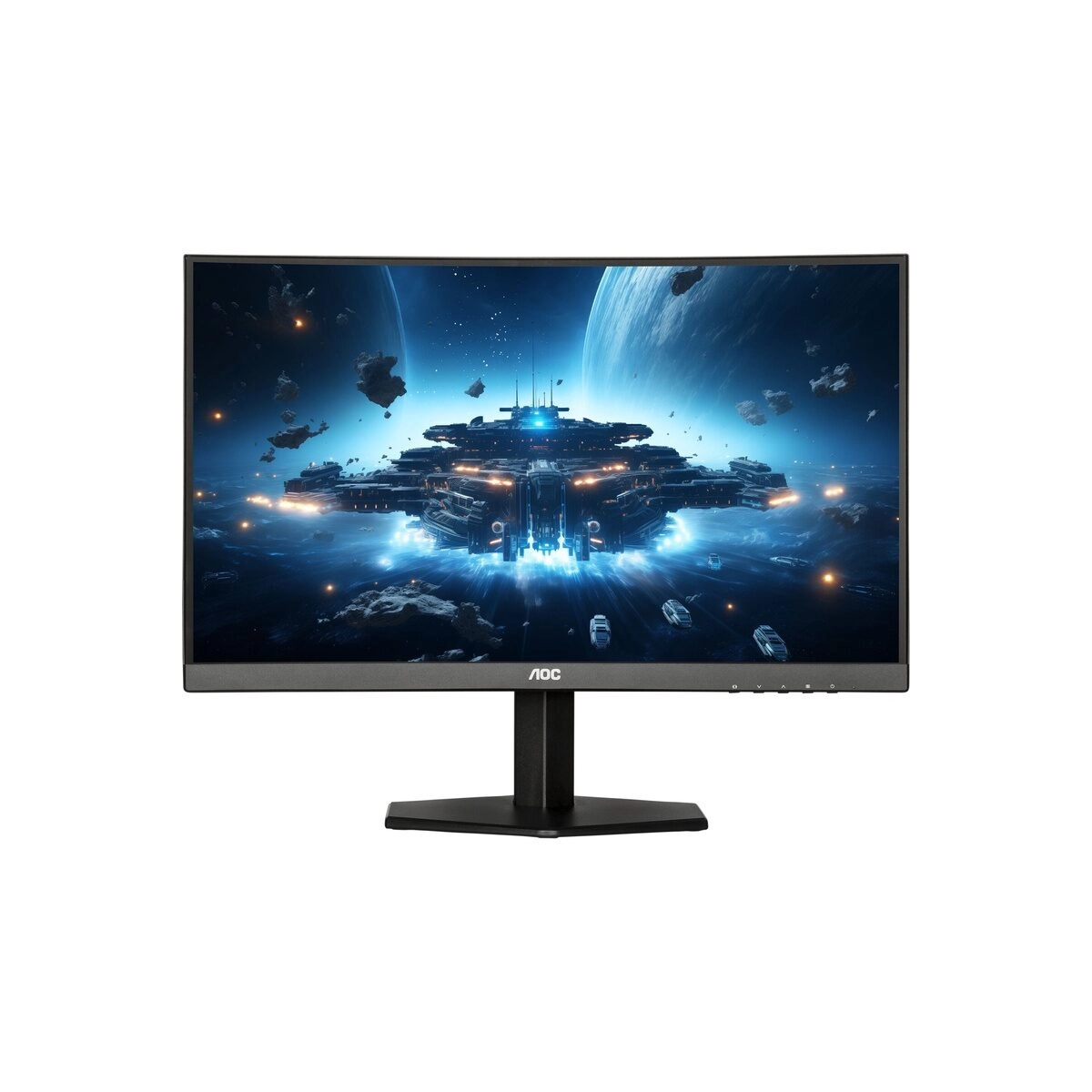 AGON C24G42E 60 cm (24") Gaming Monitor schwarz/rot, Widescreen Full HD (1920x1080), 0,5 ms Reaktionszeit, gebogen