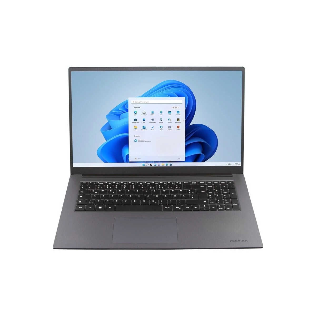 Avantum 17 E1e (MD600001) 43,9 cm (17,3") Notebook dark grey, 4 GB RAM, 128 GB SSD, Intel  N100, Windows 11, Full HD (1920x1080)