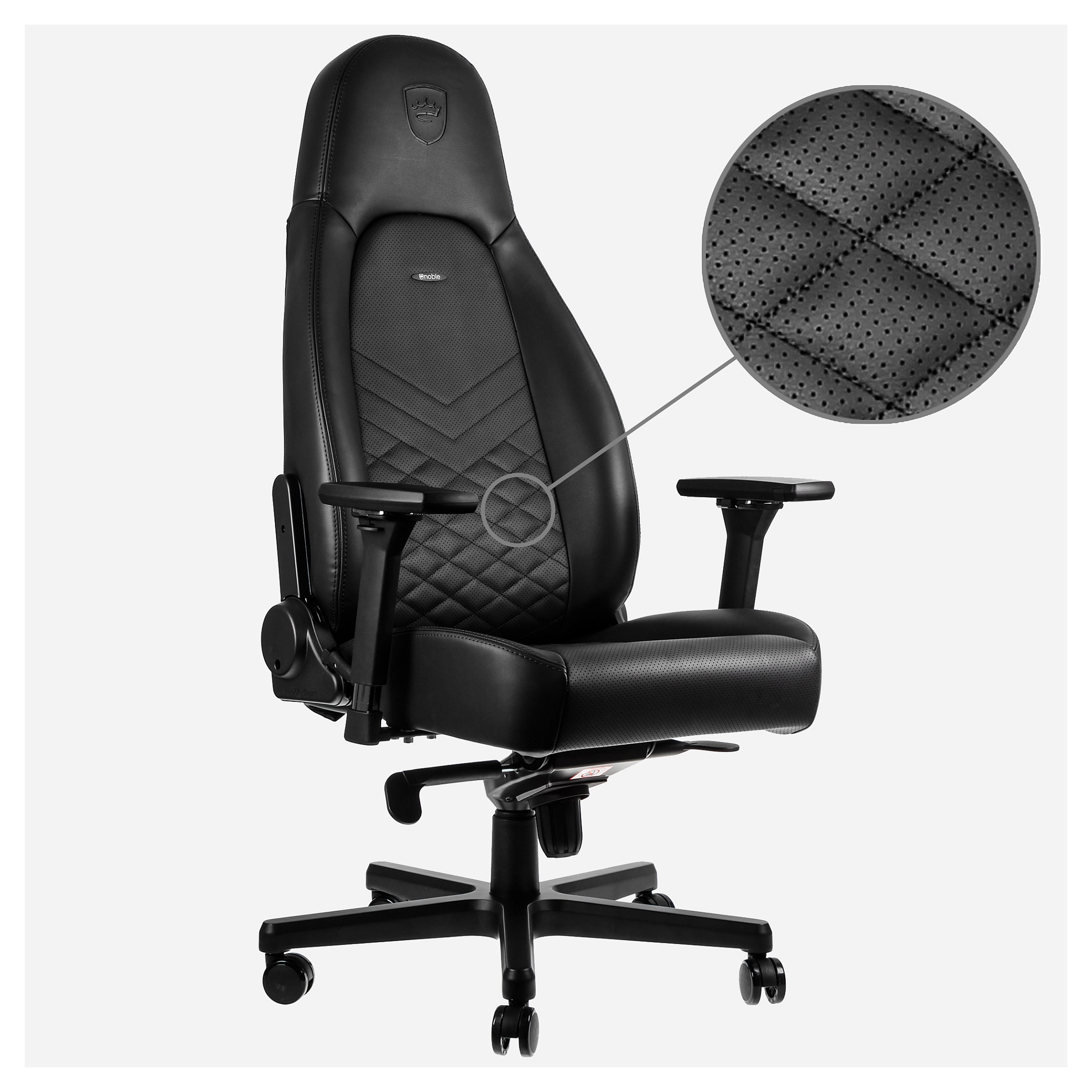 ICON Büro/Gaming Stuhl schwarz/schwarz
