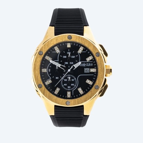 NAUTEC Herren-Chronograph "Vindonnus T5" schwarz