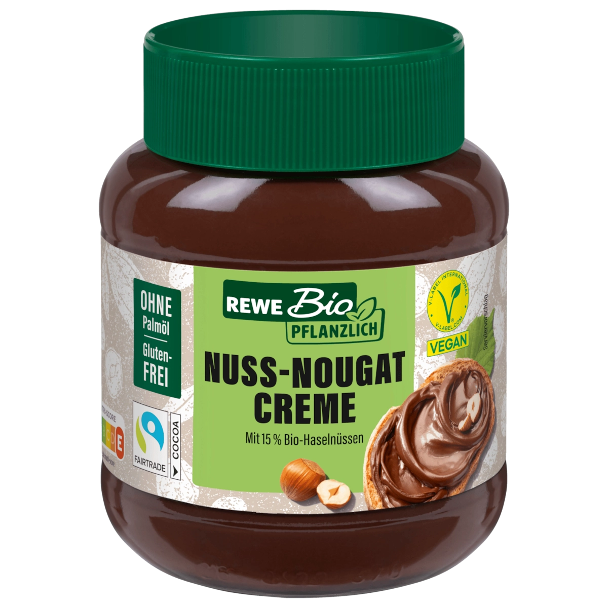 REWE Bio Nuss-Nougat-Creme 400g