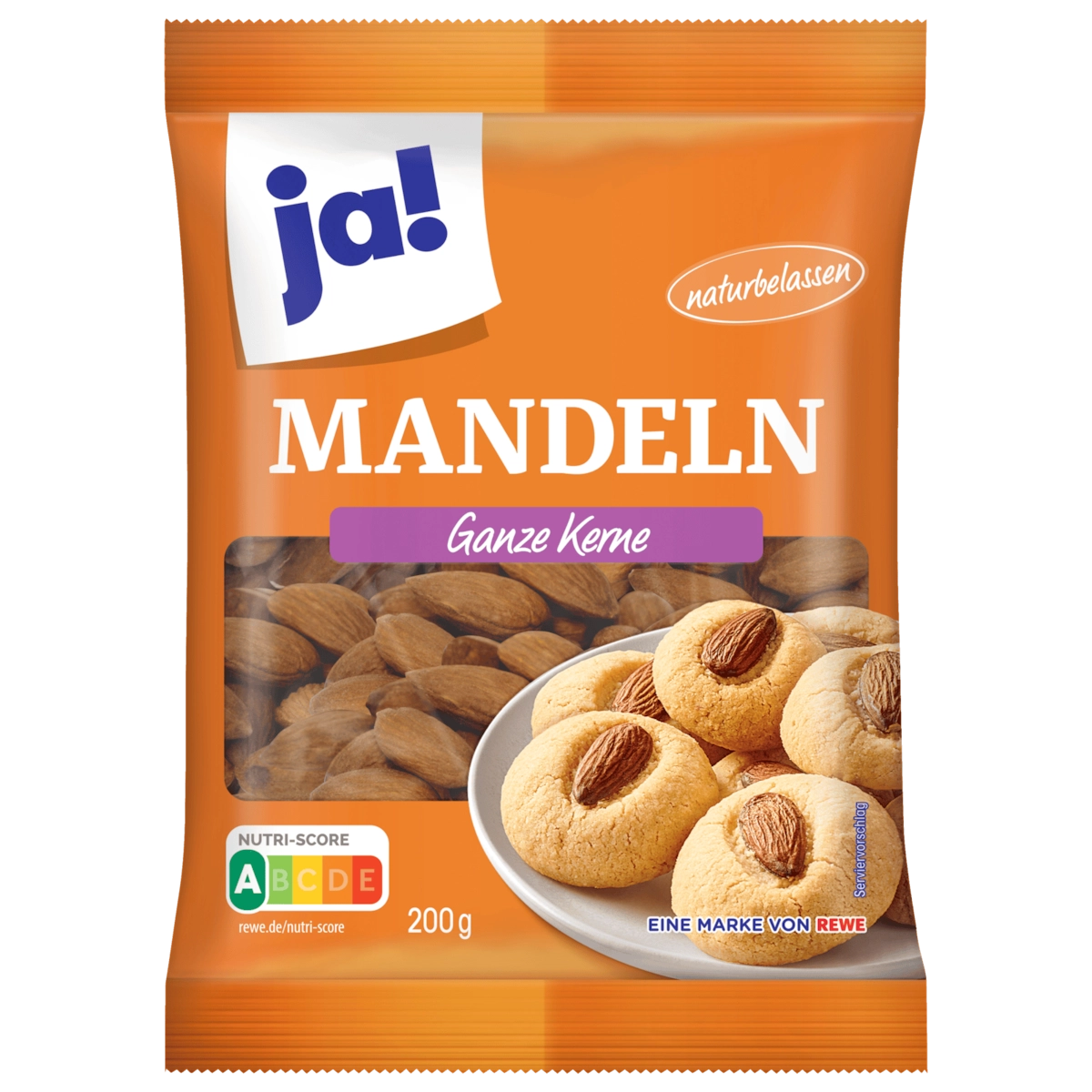 ja! Mandeln ganze Kerne 200g