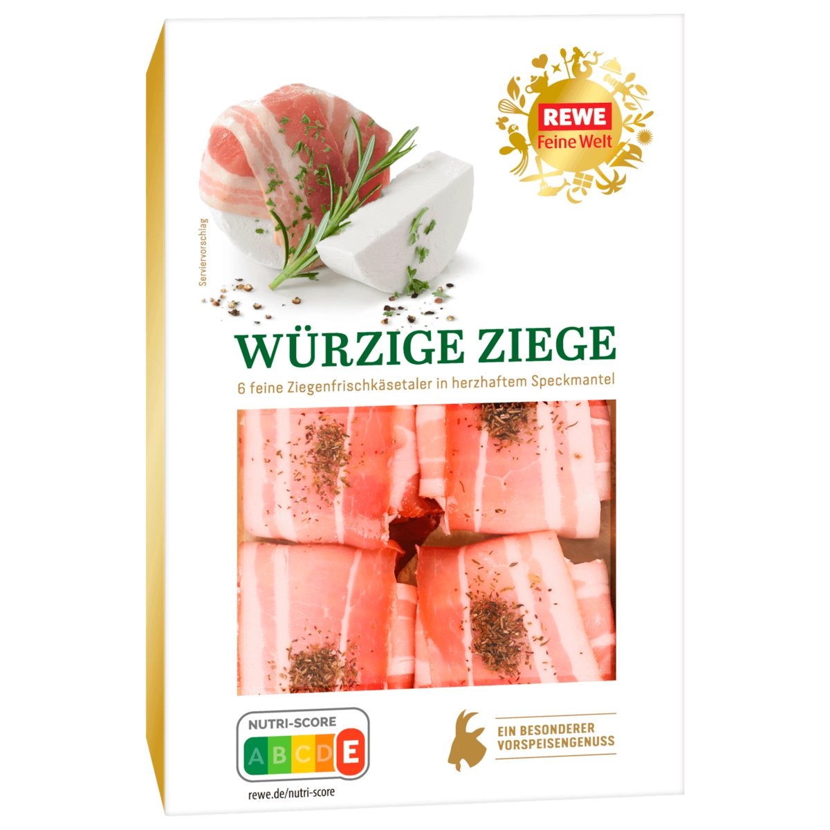 REWE Feine Welt Würzige Ziege 150g, 6 Stück