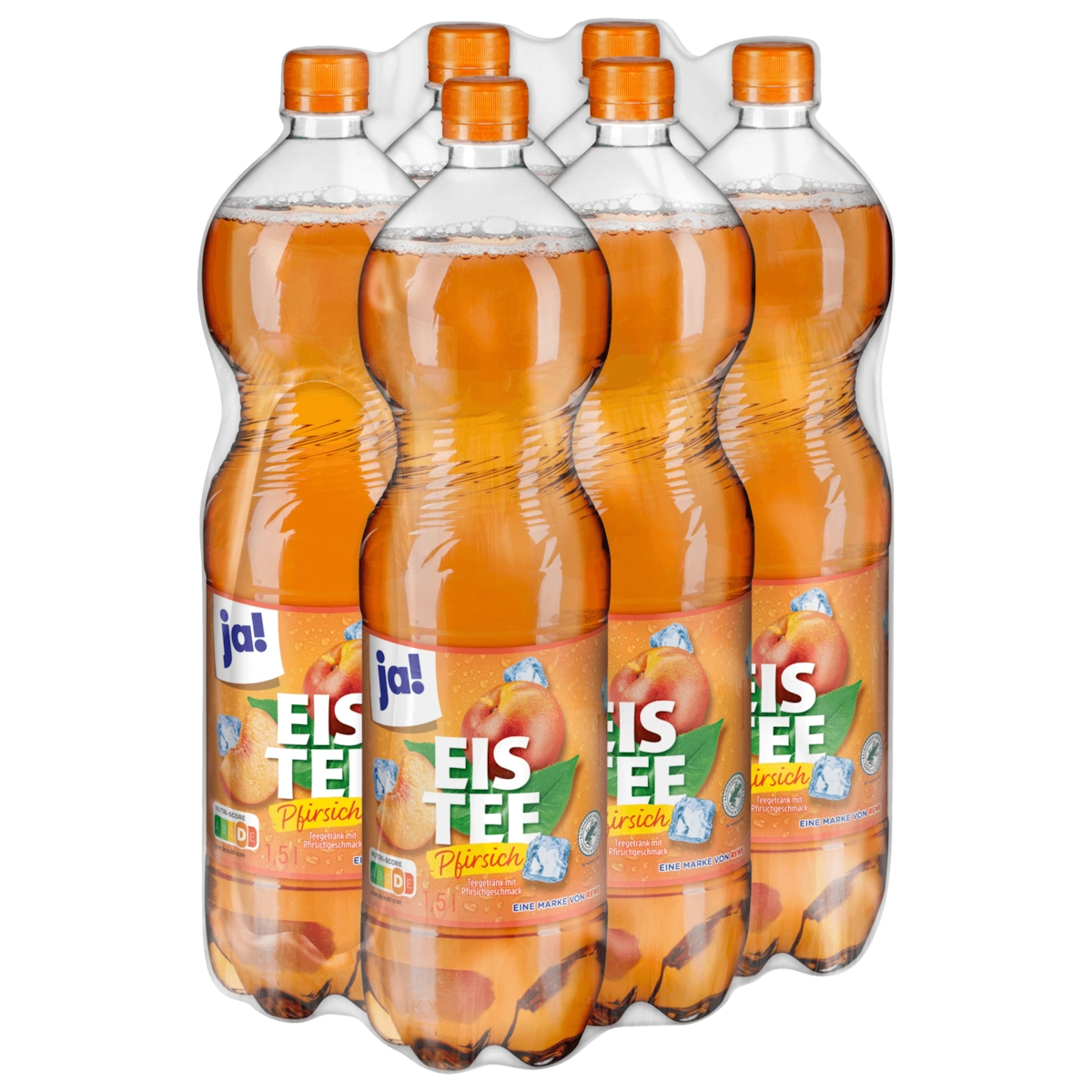 ja! Eistee Pfirsich 6x1,5l