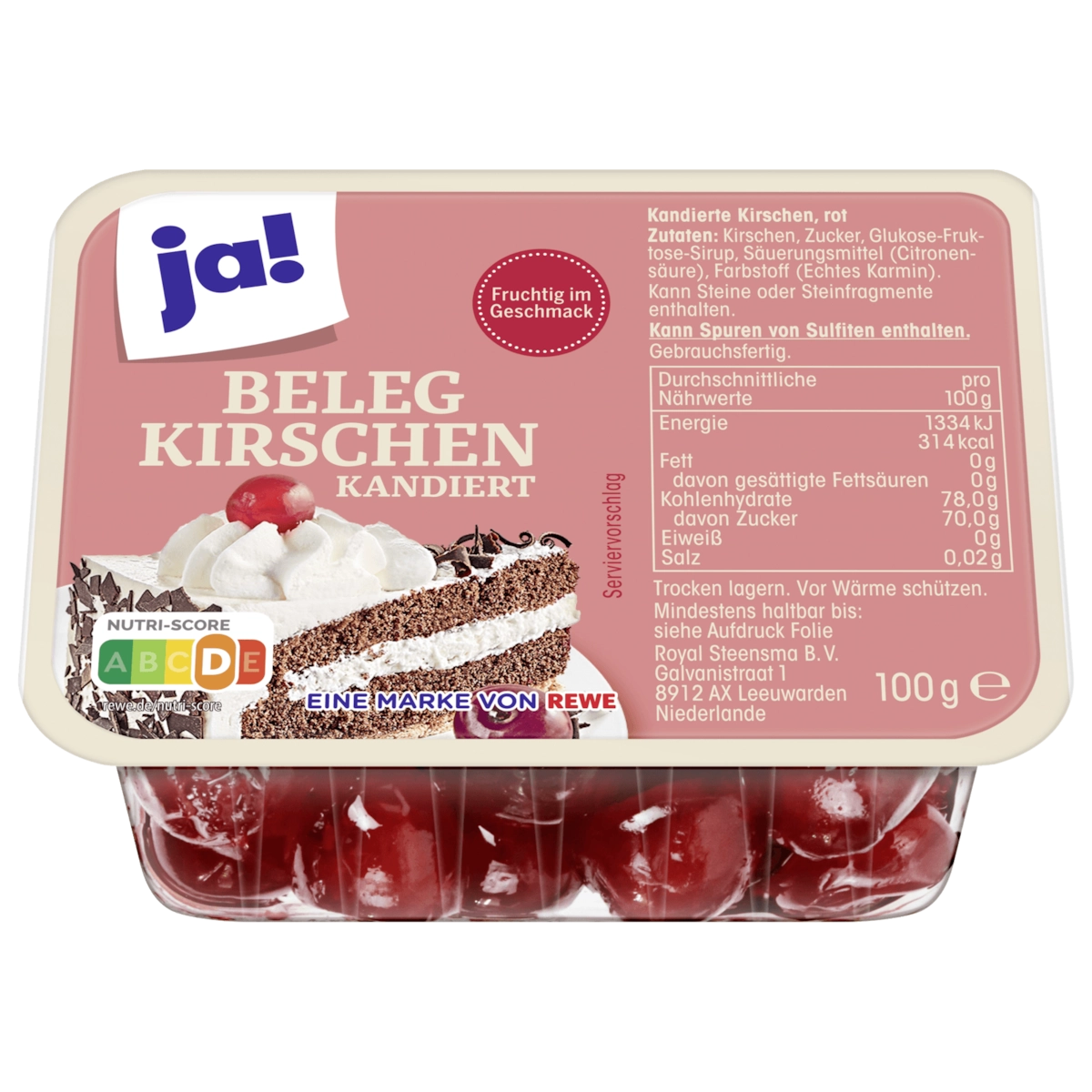 ja! Belegkirschen 100g