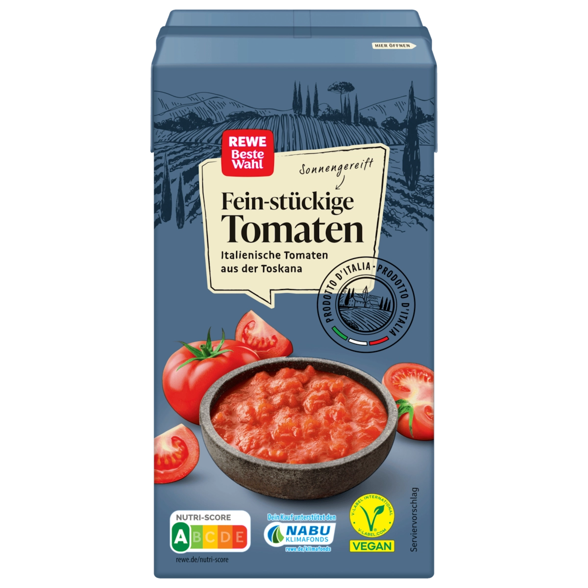 REWE Beste Wahl Fein-stückige Tomaten 500g