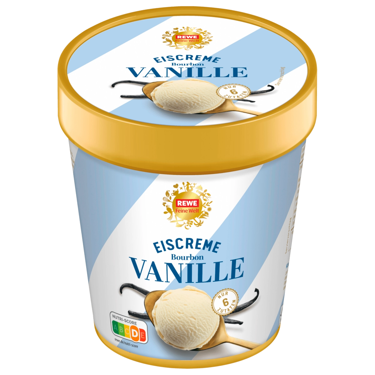 REWE Feine Welt Vanille-Eiscreme 480ml