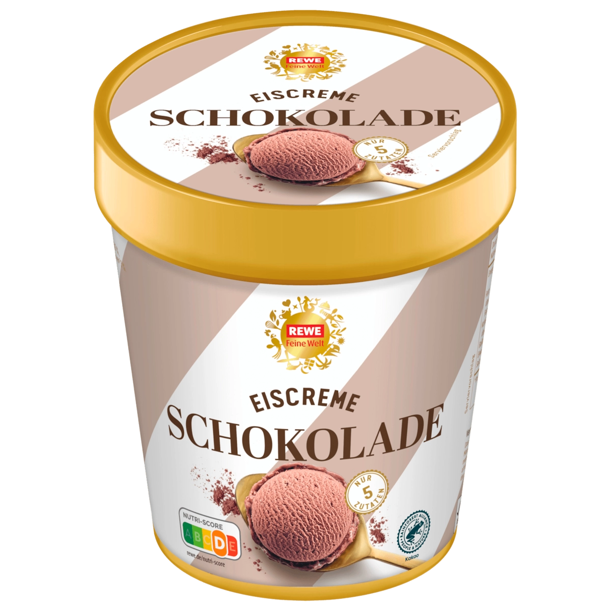 REWE Feine Welt Schokoladen-Eiscreme 480ml