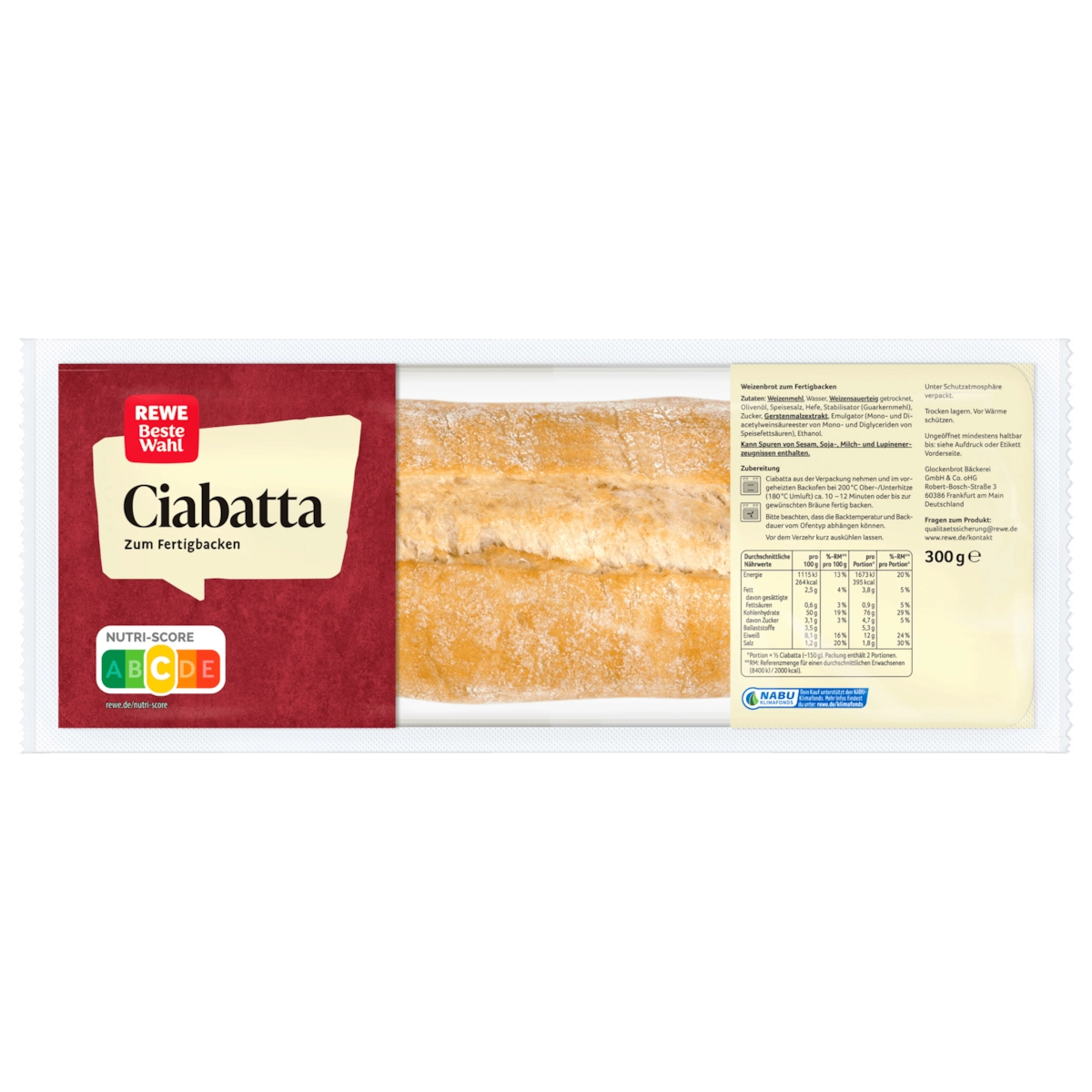 REWE Beste Wahl Ciabatta 300g