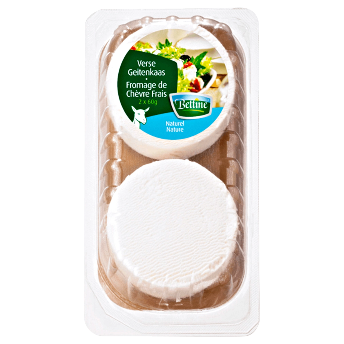 Bettine Ziegenfrischkäse Natur 2x60g