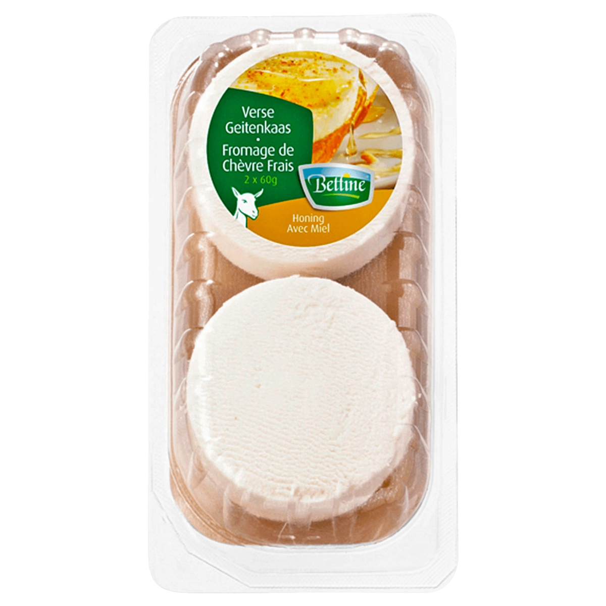 Bettine Ziegenfrischkäse mit Honig 2x60g