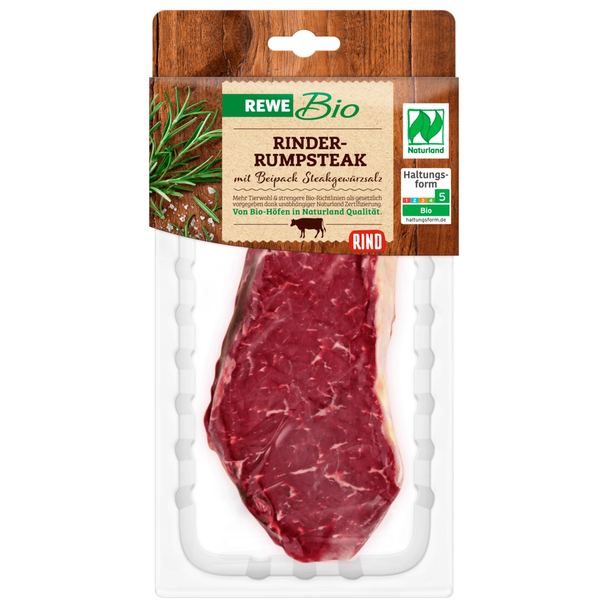 REWE Bio Rinder Rumpsteak ca. 240g