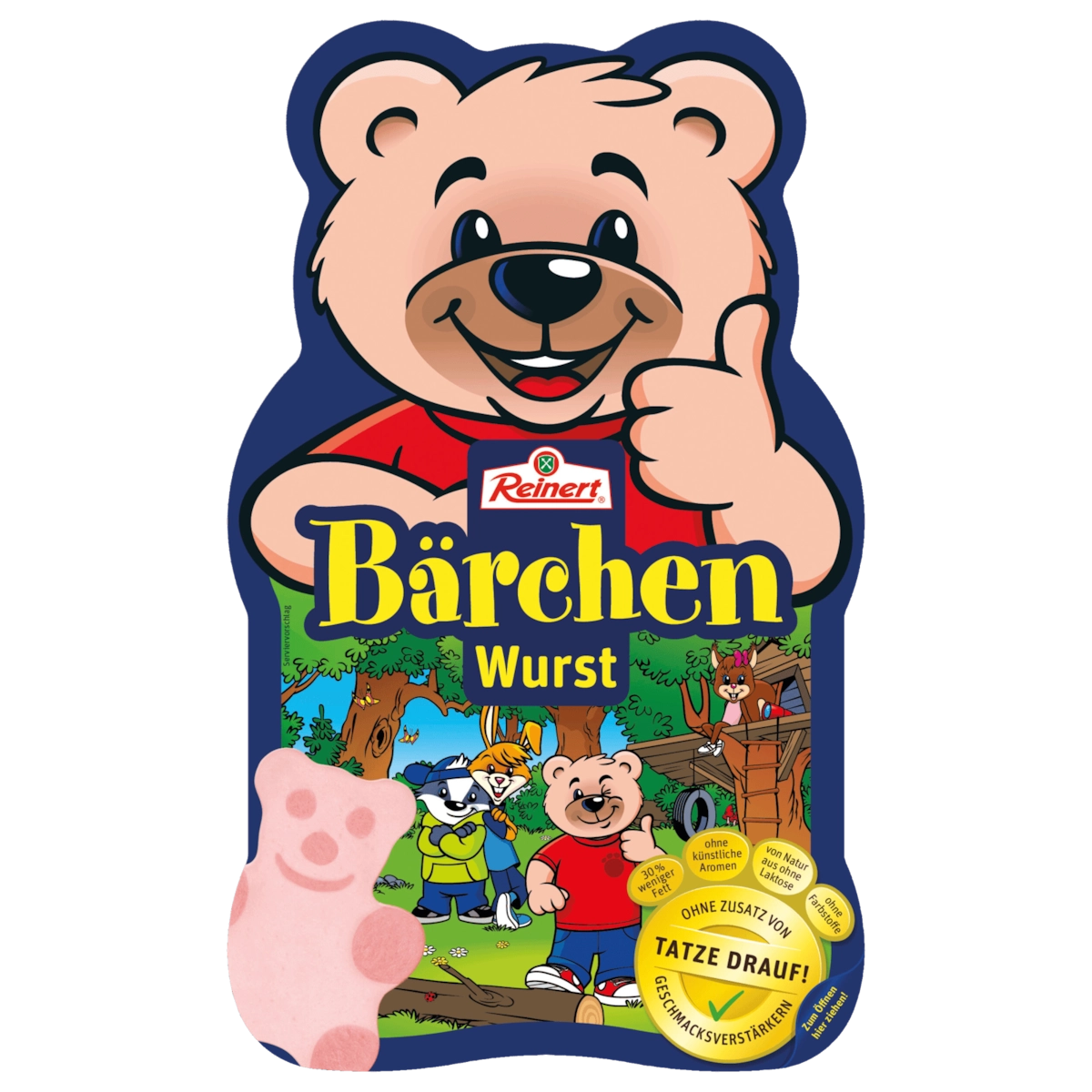 Reinert Bärchenwurst Mortadella 115g
