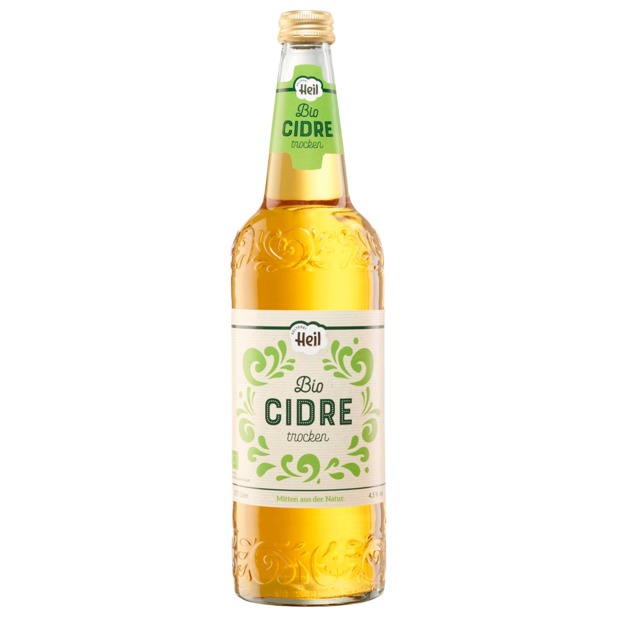 Kelterei Heil Bio Apfel Cidre trocken 0,75l