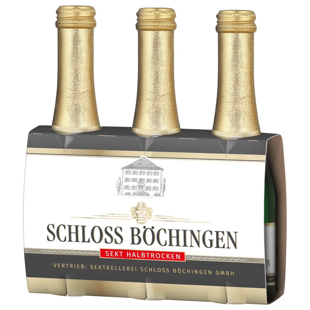 Schloss Böchingen Sekt halbtrocken 3x0,2l