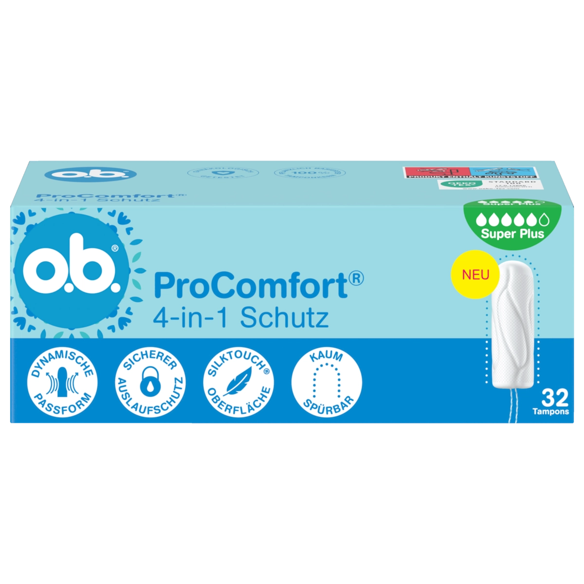 o.b. Tampons ProComfort Super Plus 32 Stück
