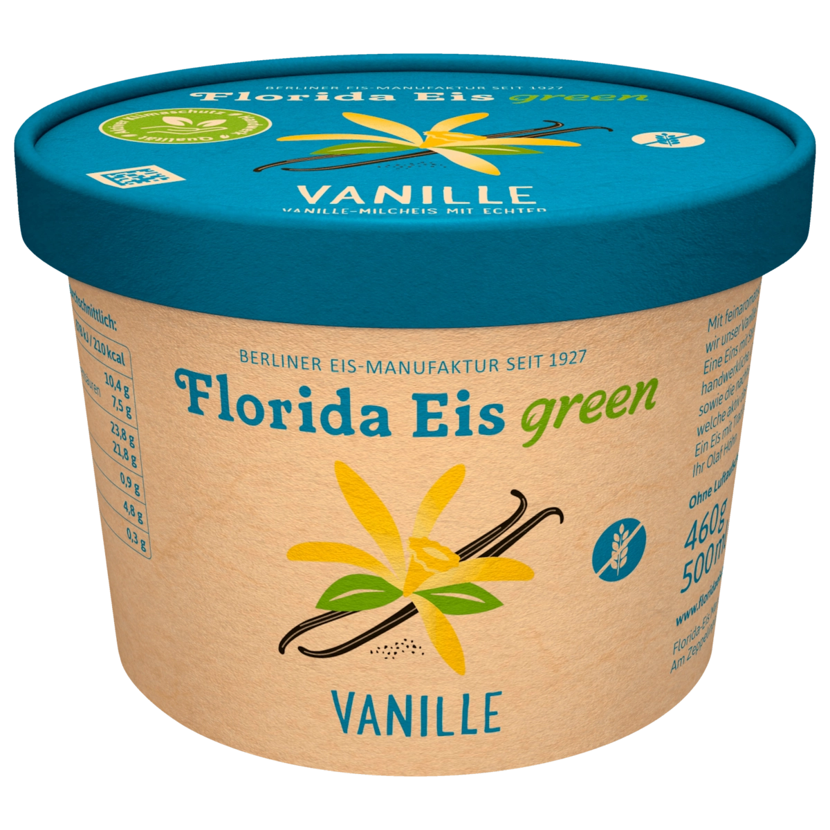 Florida Eis green Vanille 500ml
