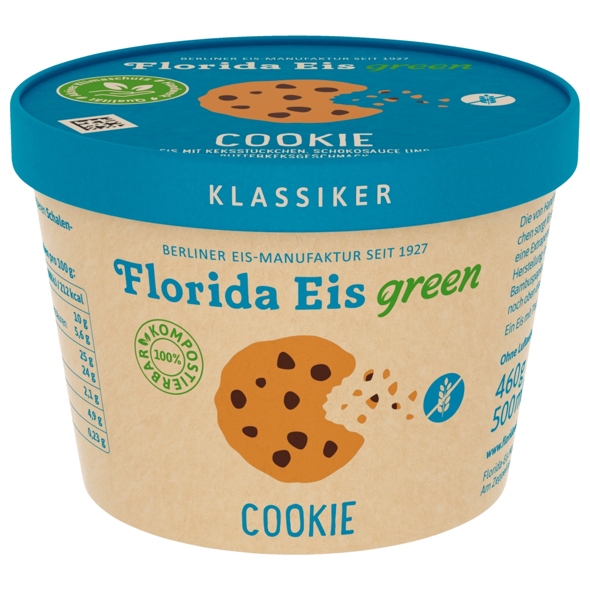 Florida Eis green Cookie 500ml
