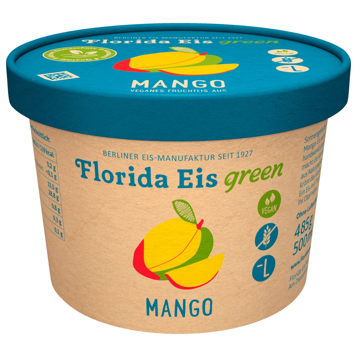 Florida Eis green Mango 500ml