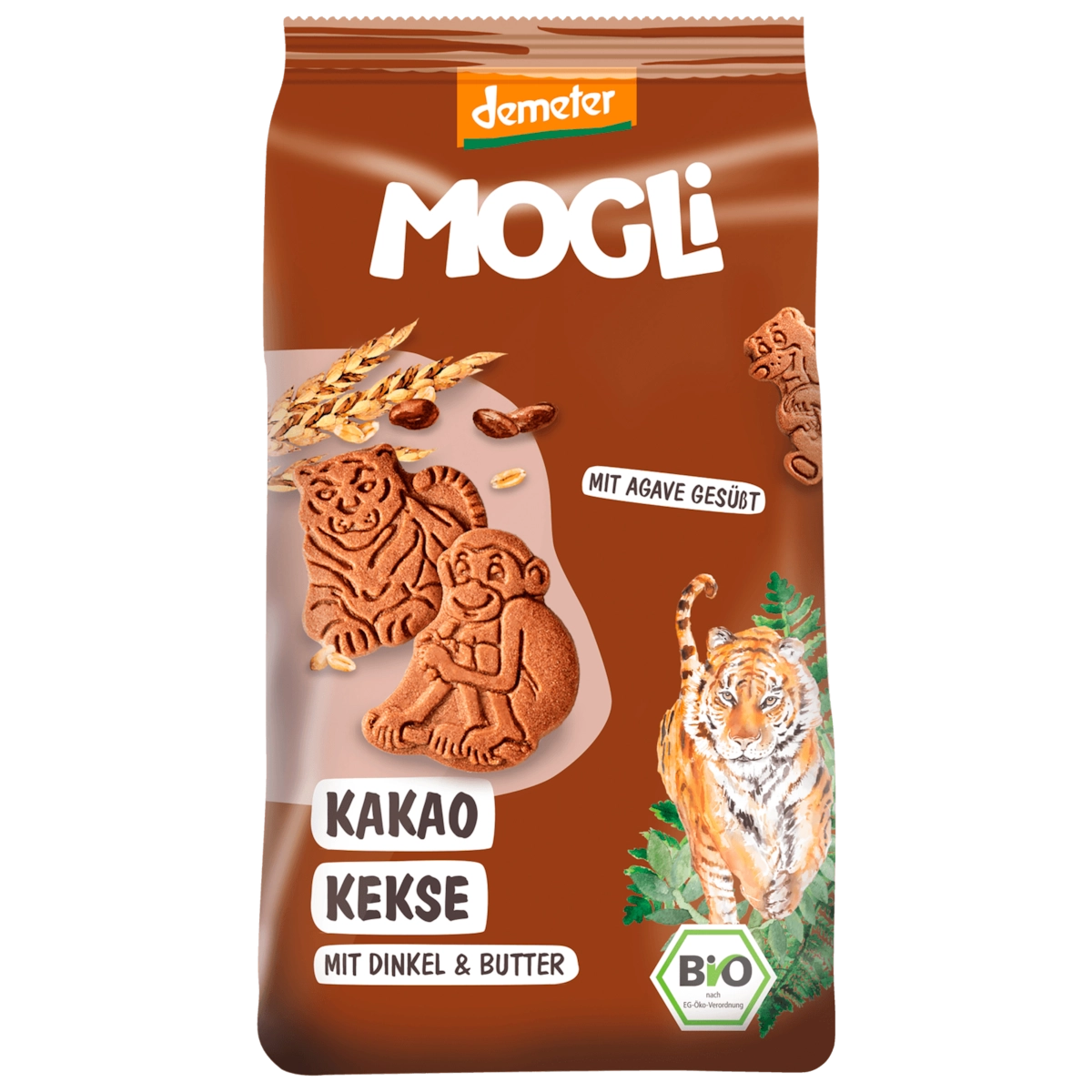 Mogli Bio Demeter Kakao Kekse mit Dinkel und Butter 125g