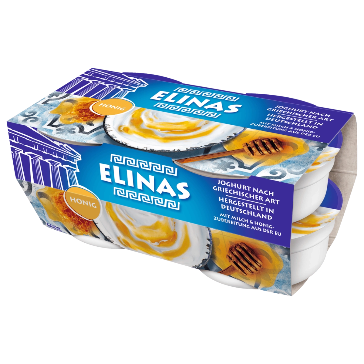 Elinas Joghurt Griechischer Art Honig 4x150g