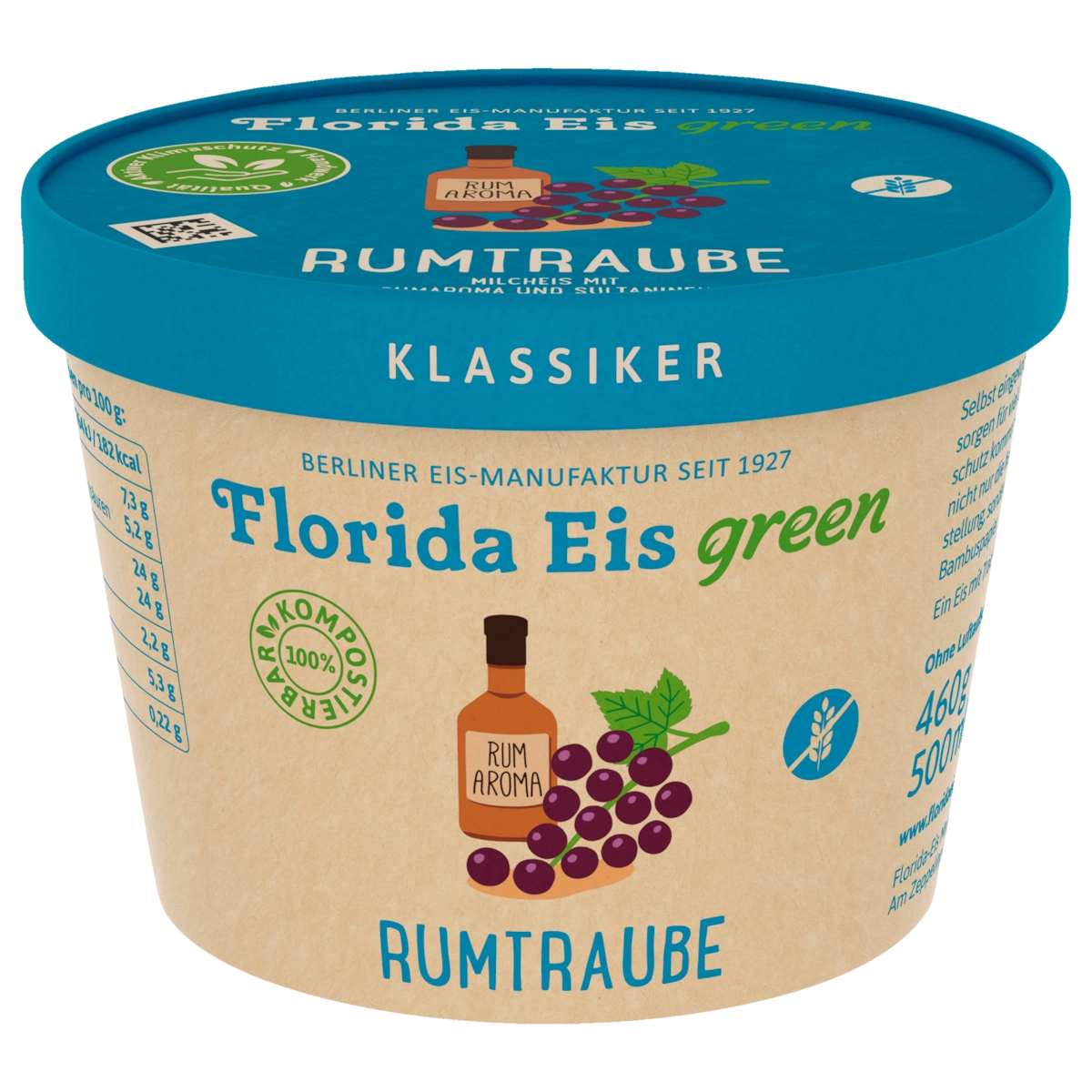 Florida Eis green Rum Traube 500ml