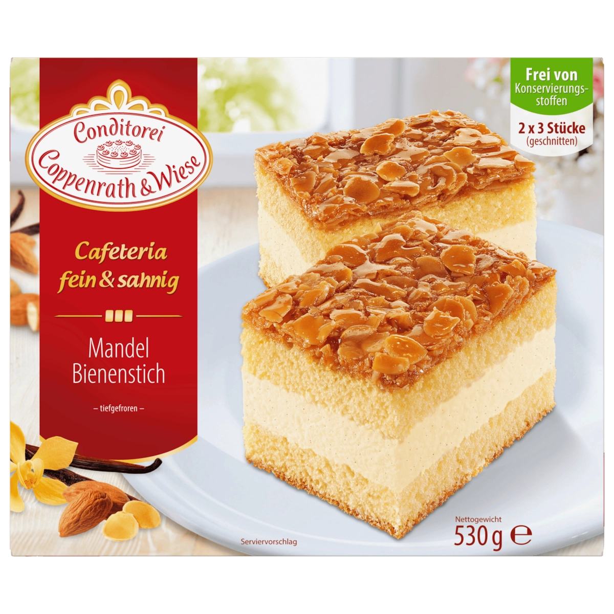 Coppenrath & Wiese Blechkuchen Mandel Bienenstich 530g