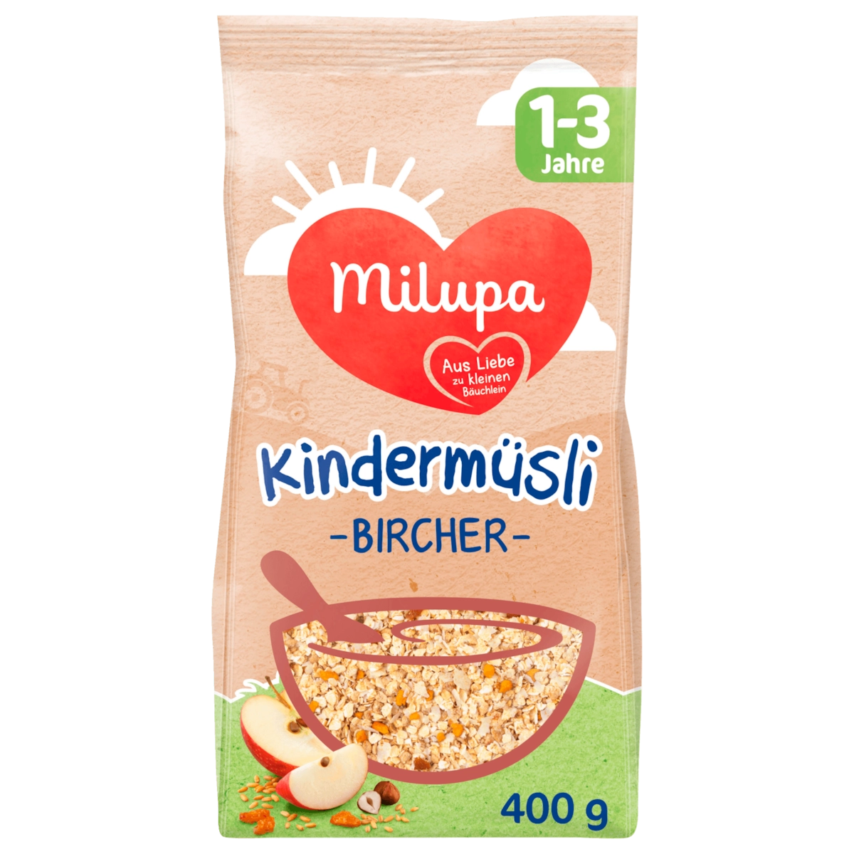 Milupa Kindermüsli Bircher Müsli 1-3 Jahre 400g