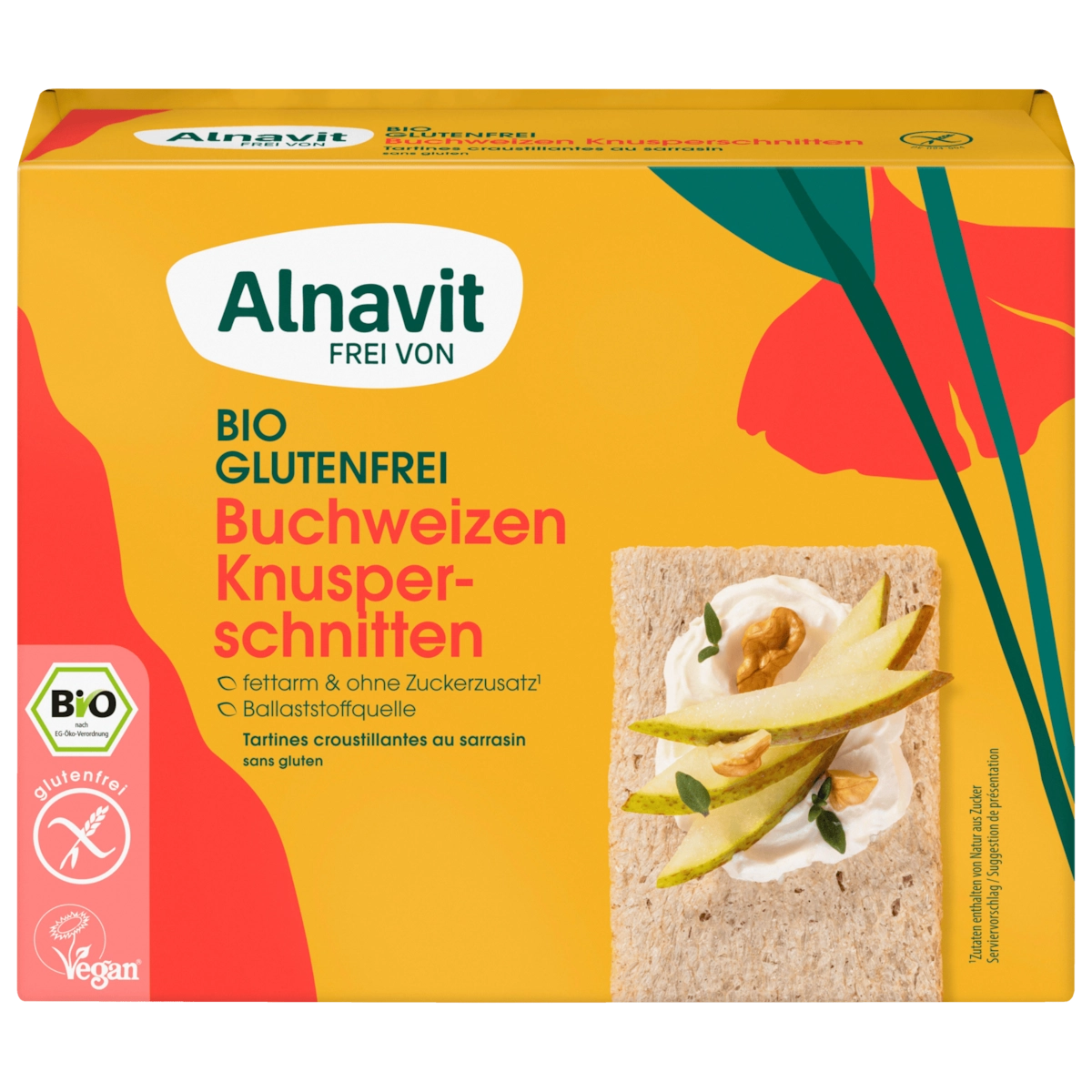 Alnavit Bio Buchweizen Knusperschnitten glutenfrei 150g