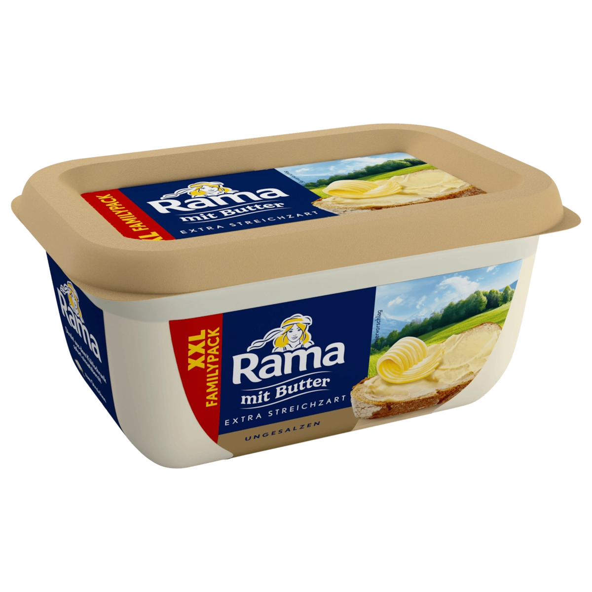 Rama Streichfett mit Butter ungesalzen 400g