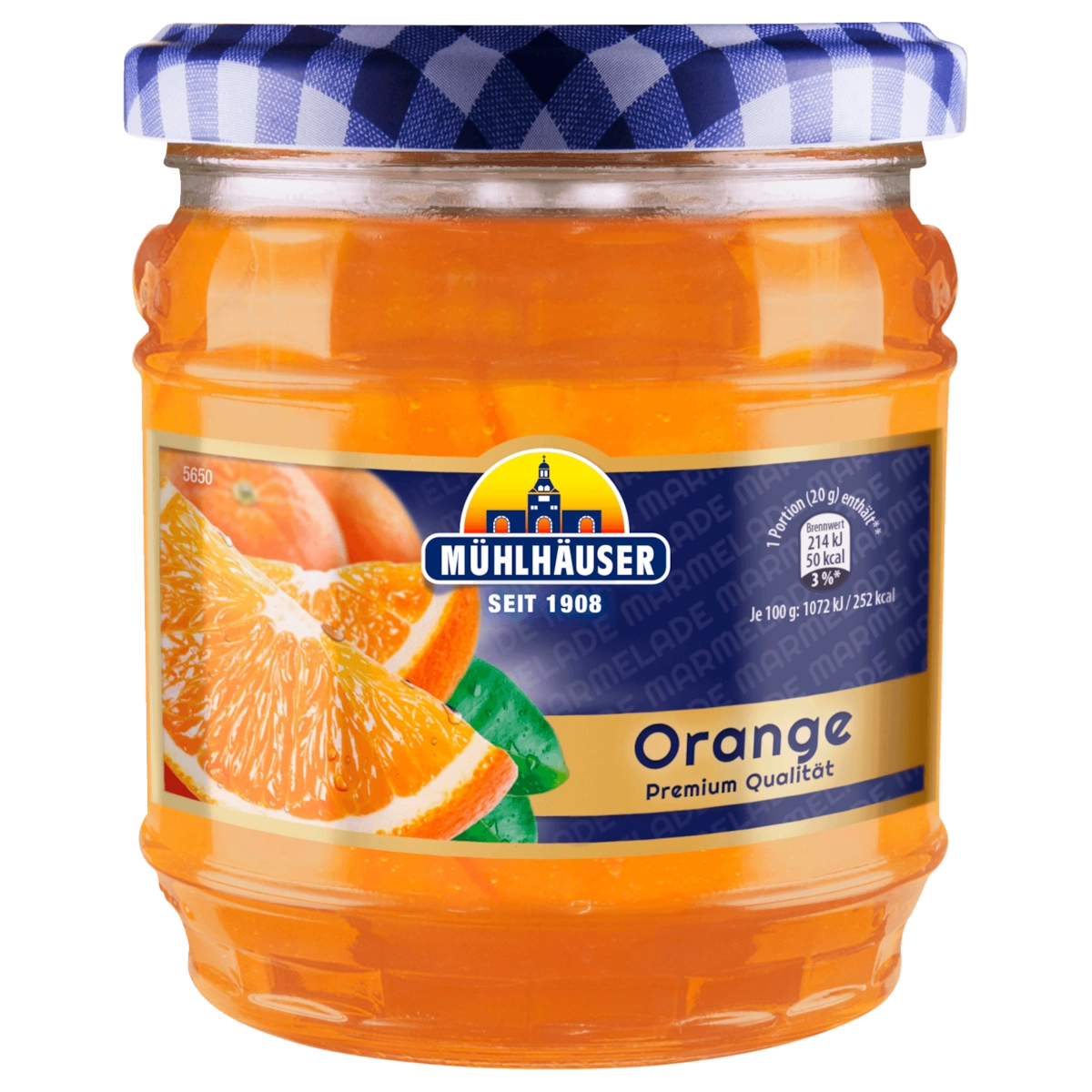 Mühlhäuser Orange Marmelade 450g