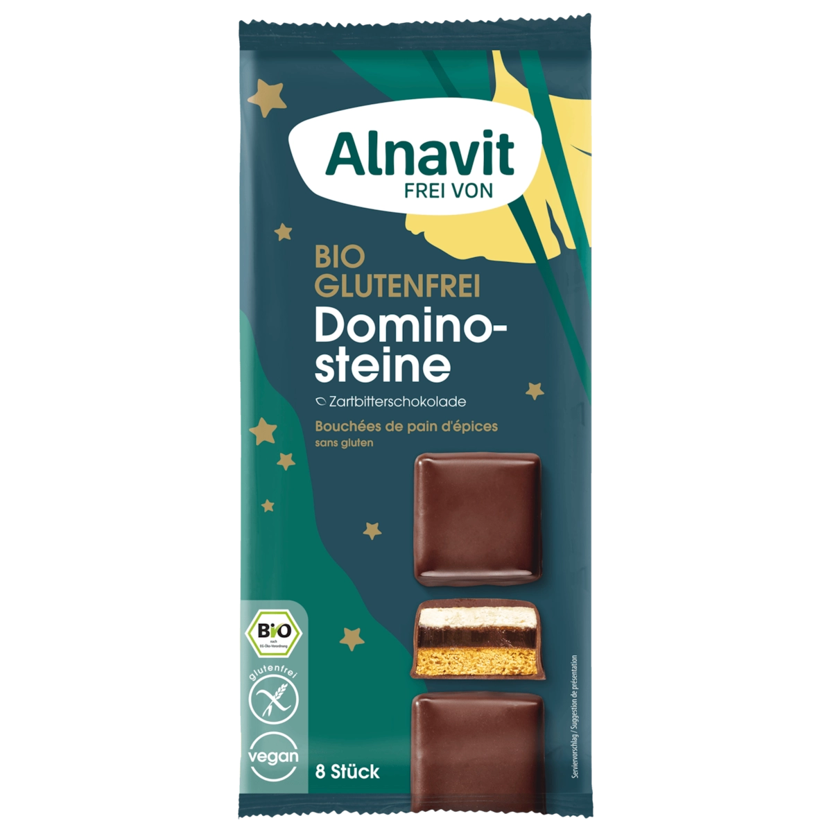 Alnavit Bio Dominosteine glutenfrei vegan 140g