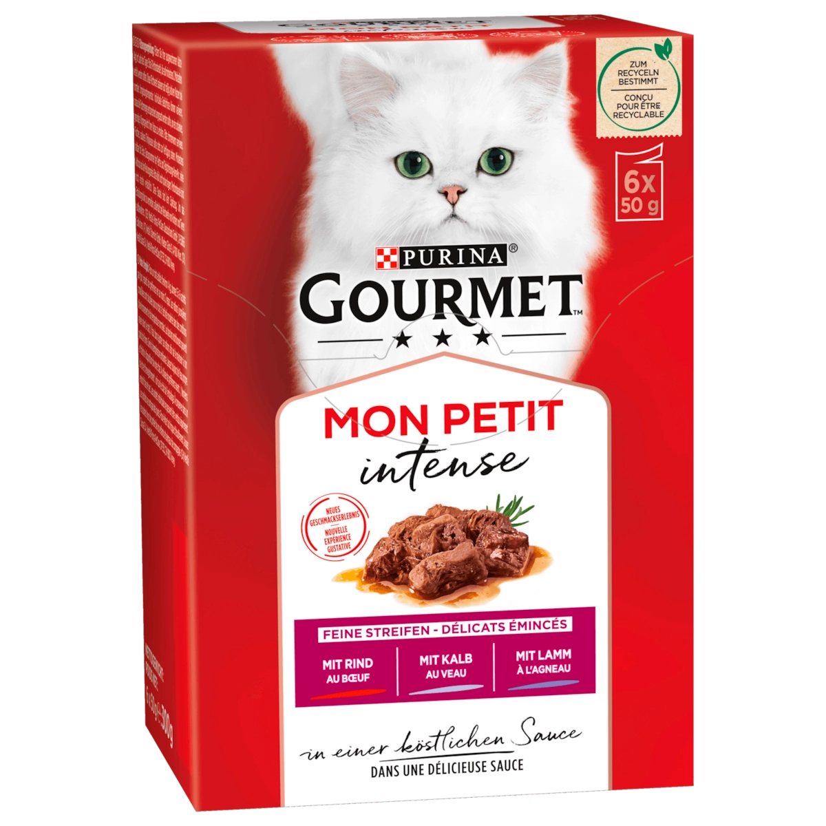 Purina Gourmet mon Petit mit Fleischauswahl 6x50g