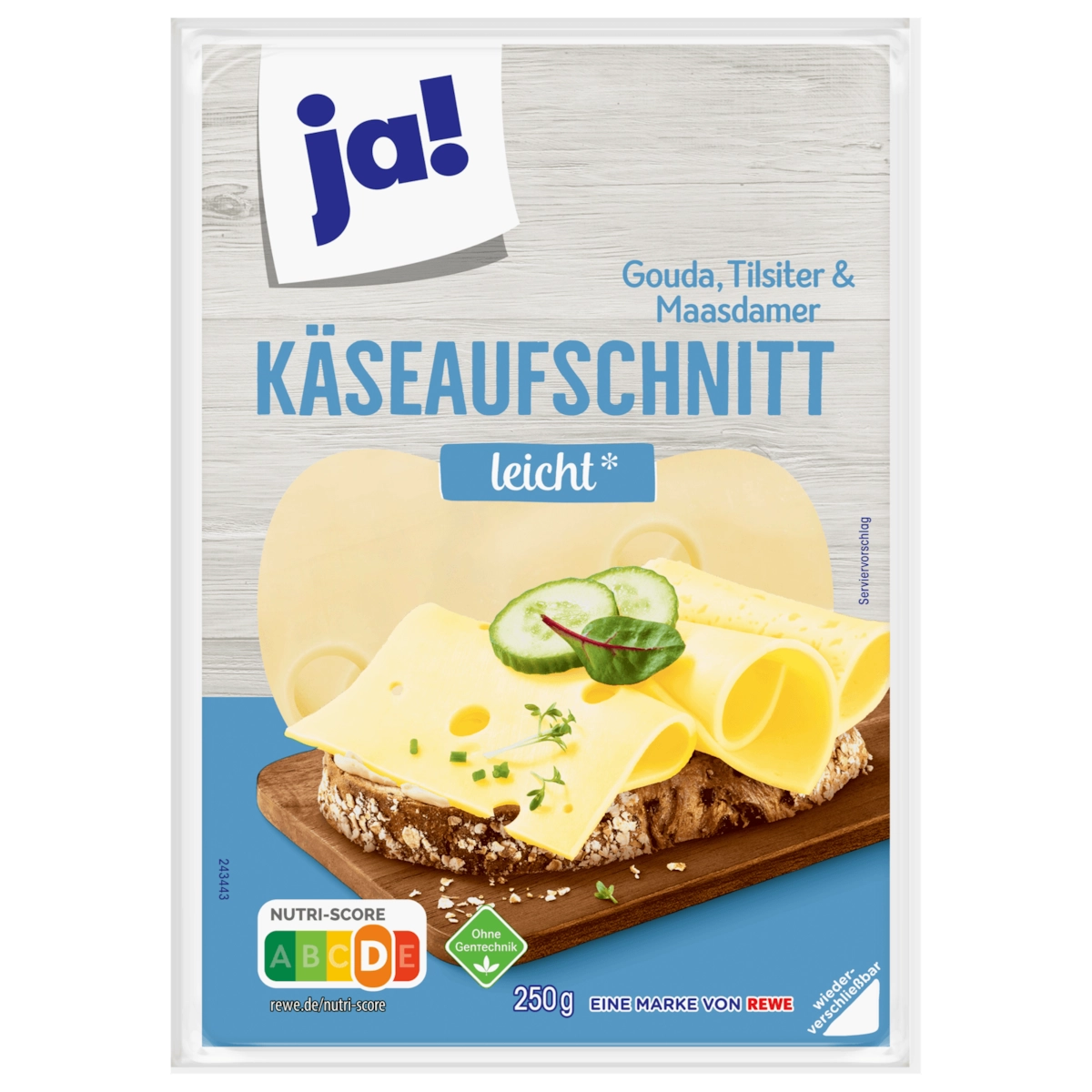 ja! Käseaufschnitt leicht 250g